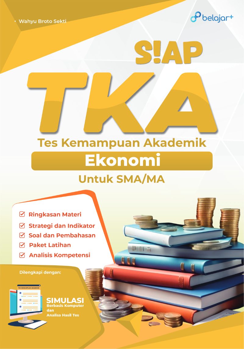 Sampul buku PS - Siap TKA Ekonomi untuk SMA/MA