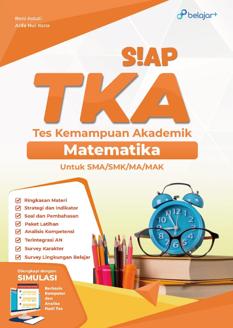 Sampul buku PS - Siap TKA Matematika untuk SMA/SMK